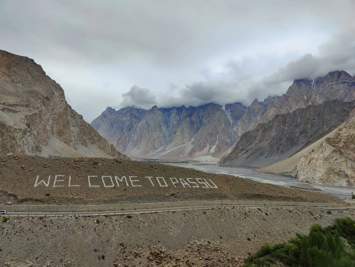 Passu Cones from the Karakoram Highway